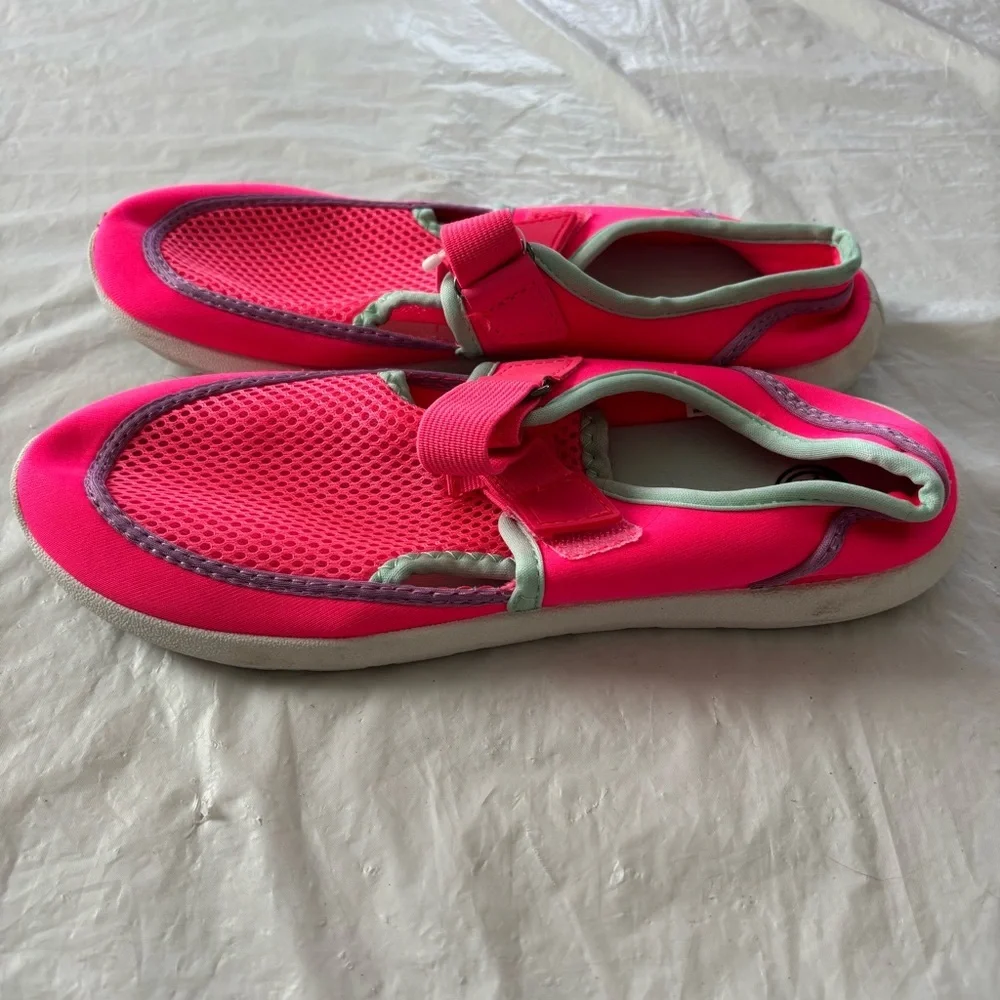 Wonder Nation Pink Toddler Water Shoes SZ 4 - 5 Worn 1X